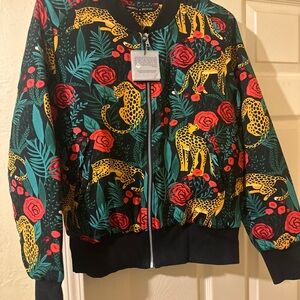 Good American Multicolor Bomber Jacket